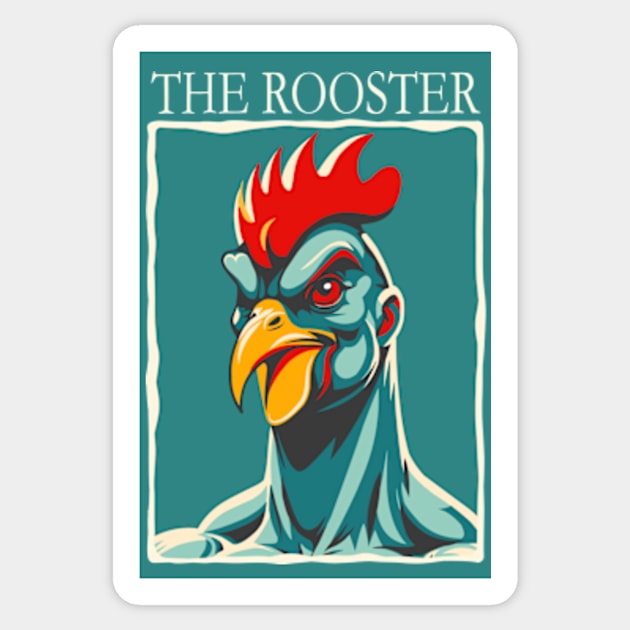 The Chicken Man Sticker by milhad